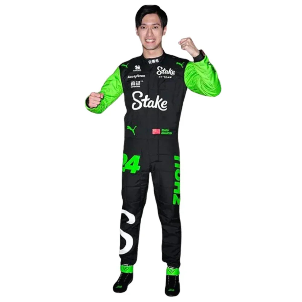 2024 Zhou Guanyu Kick Sauber Stake F1 Race Suit