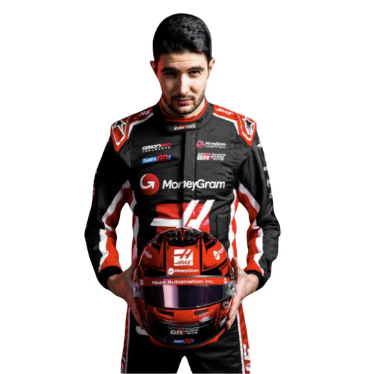 Esteban Ocon 2025 Haas F1 Inspired Race Suit | Speedy Racewear