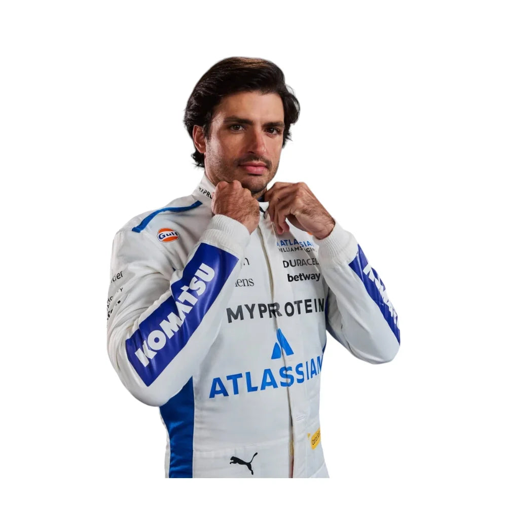 Carlos Sainz 2025 Williams F1 Inspired Race Suit | Speedy Racewear