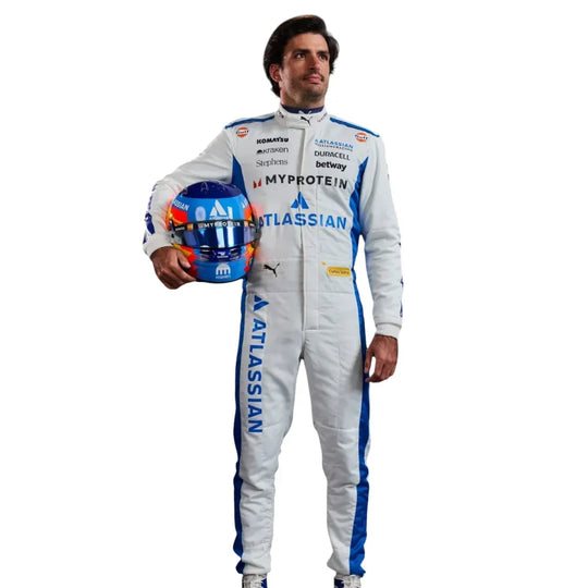Carlos Sainz 2025 Williams F1 Inspired Race Suit | Speedy Racewear