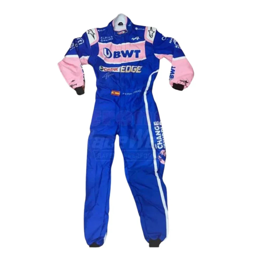2022 FERNANDO ALONSO ALPHINE F1 RACE SUIT
