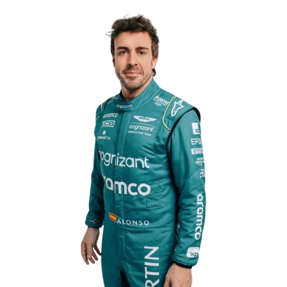 2023 Fernando Alonso Aston Martin F1 Race Suit