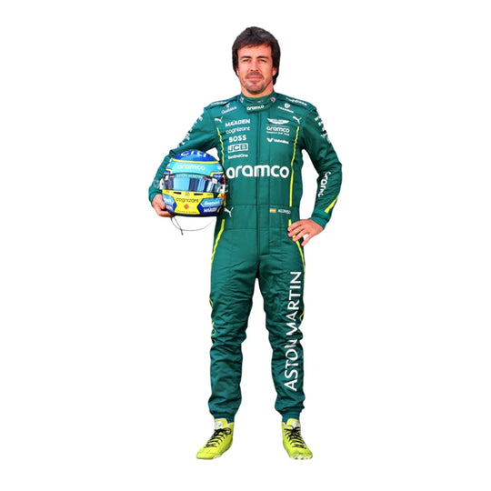 Fernando Alonso 2025 Aston Martin F1 Inspired Race Suit | Speedy Racewear