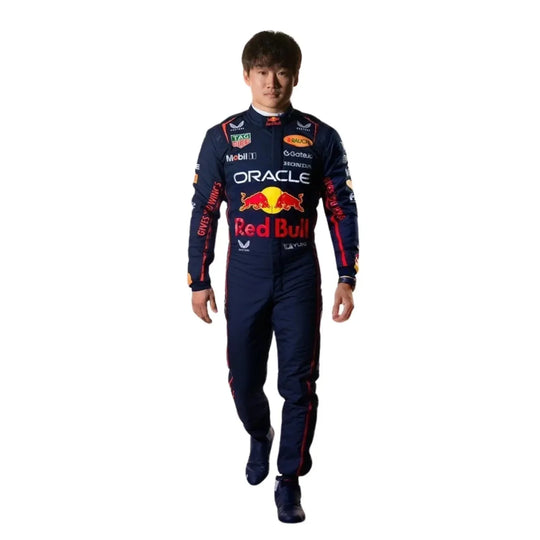 2025 Yuki Tsunoda Abu Dhabi GP F1 Racing Suit | Speedy Racewear