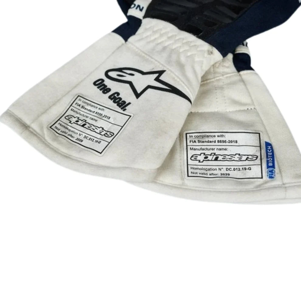 2022 Yuki Tsunoda Alphatauri F1 Race Gloves
