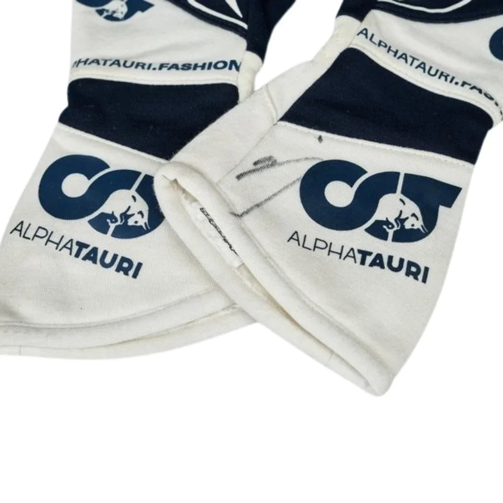 2022 Yuki Tsunoda Alphatauri F1 Race Gloves