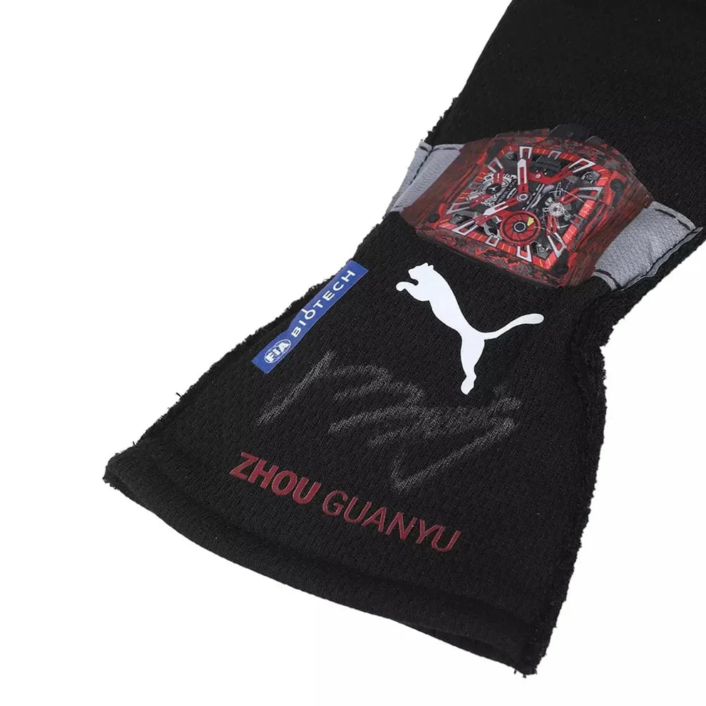 2022 Zhou Guanyu F1 Race Gloves Singapore GP