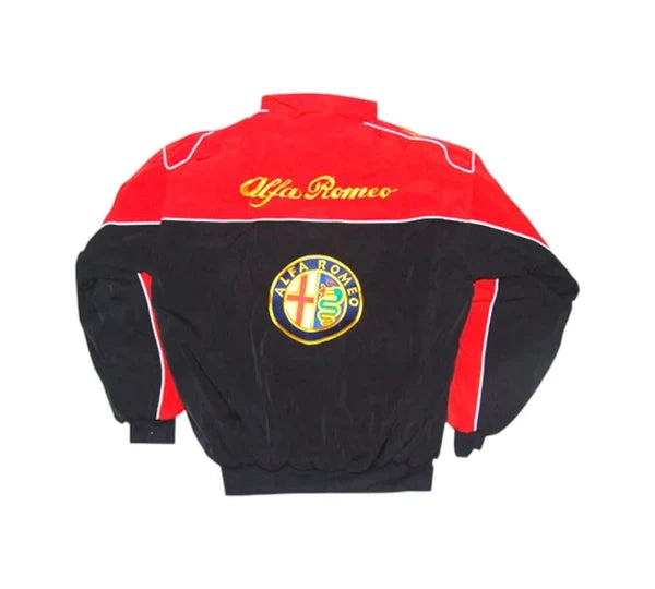 Alfa Romeo Racing Jacket Red & Black FORMULA PATCH
