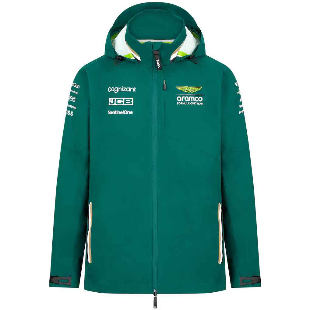 Aston Martin Aramco F1 2024 Team Rain Jacket