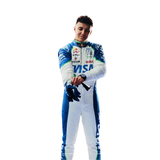 Isack Hadjar 2025 Racing Bulls F1 Inspired Race Suit | Speedy Racewear