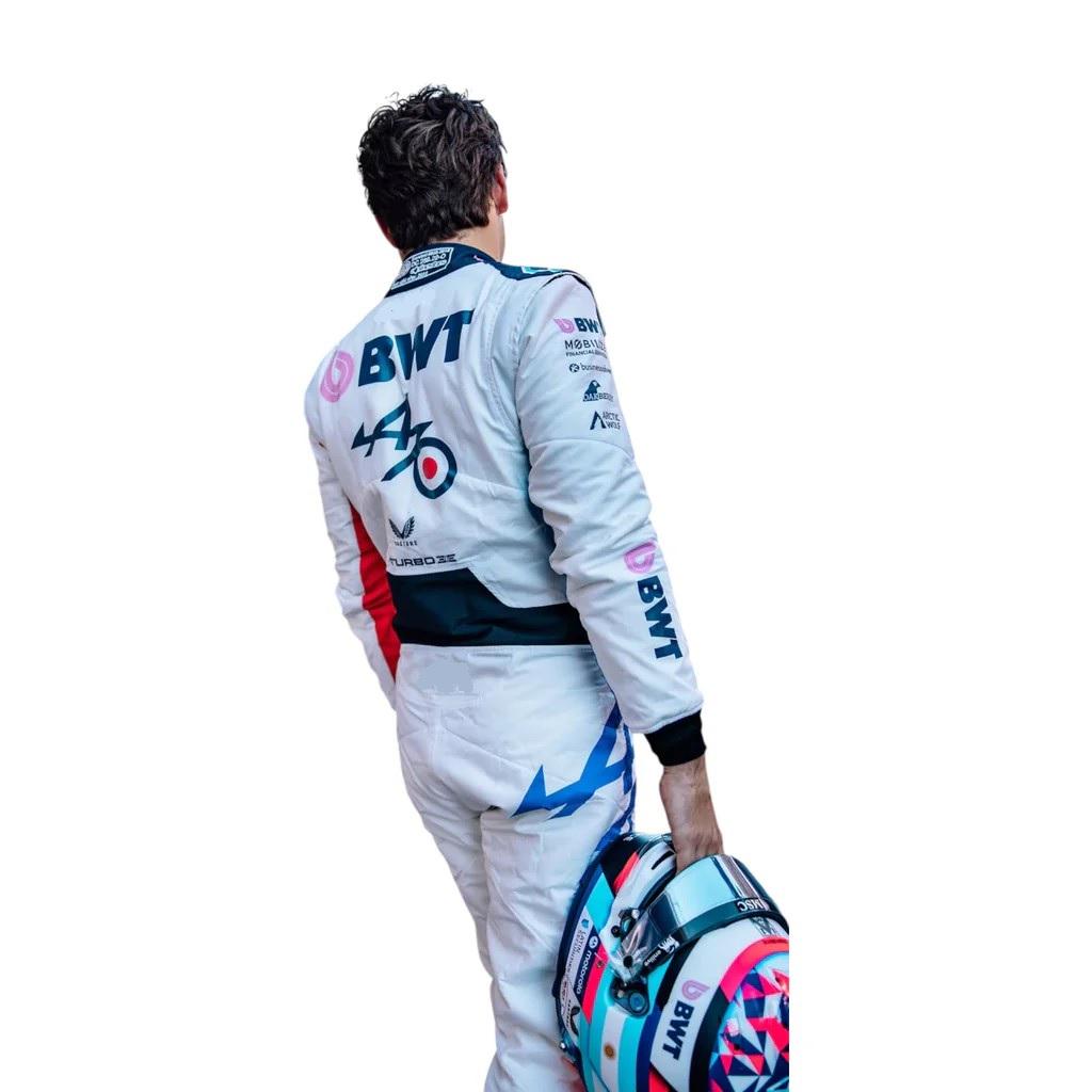 2025 Franco Colapinto Spanish GP celebrate 70 years Race Suit