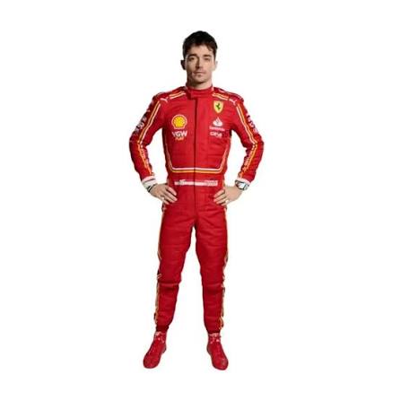 Charles Leclerc 2024 Ferrari F1 Inspired Race Suit | Speedy Racewear