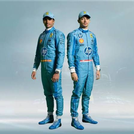 Carlos Sainz 2024 Ferrari F1 Inspired Race Suit | Speedy Racewear