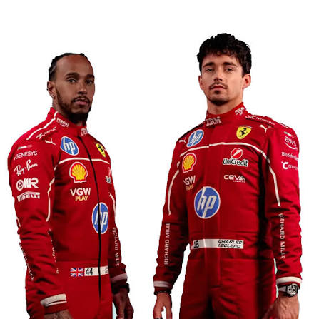 Lewis Hamilton 2025 Ferrari F1 Inspired Race Suit | Speedy Racewear