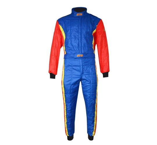 STR “Club” Race Suit – Triple Layer FIA Approved Red yellow