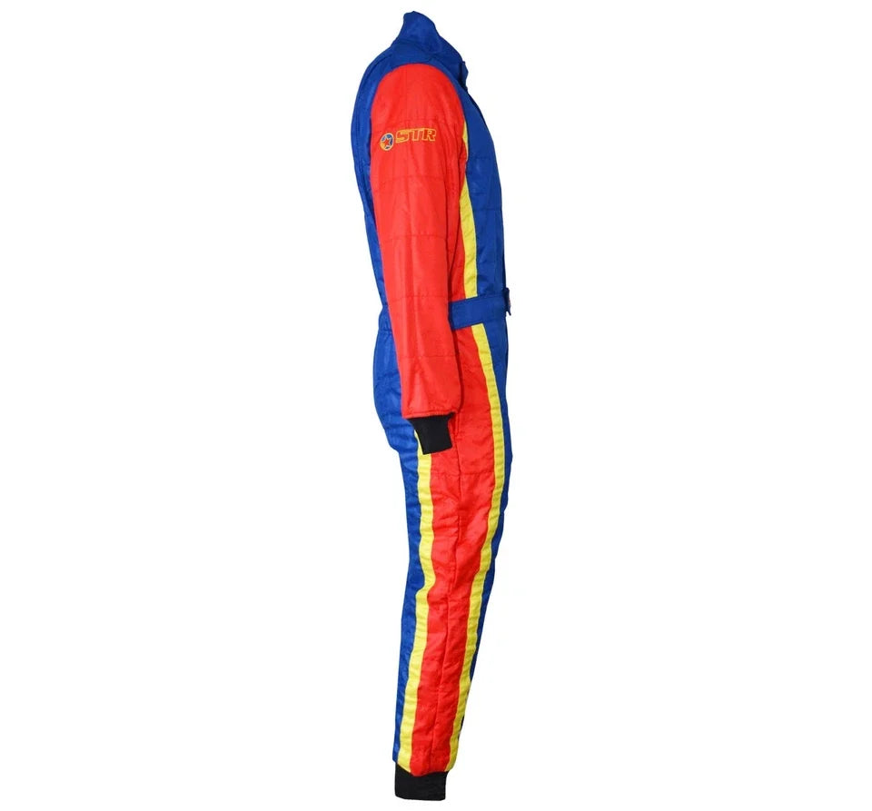 STR “Club” Race Suit – Triple Layer FIA Approved Red yellow
