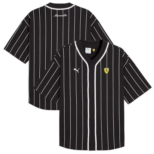 Scuderia Ferrari Baseball Jersey by Puma - Black