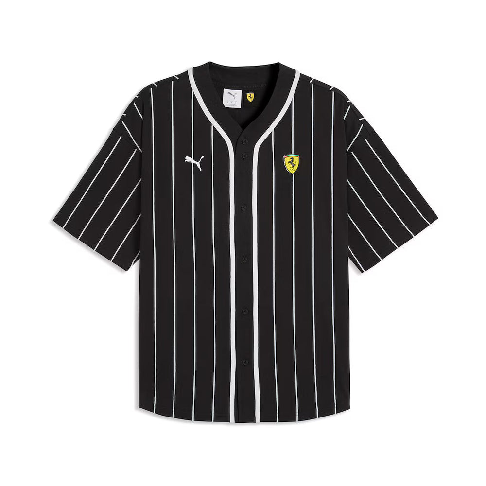 Scuderia Ferrari Baseball Jersey by Puma - Black
