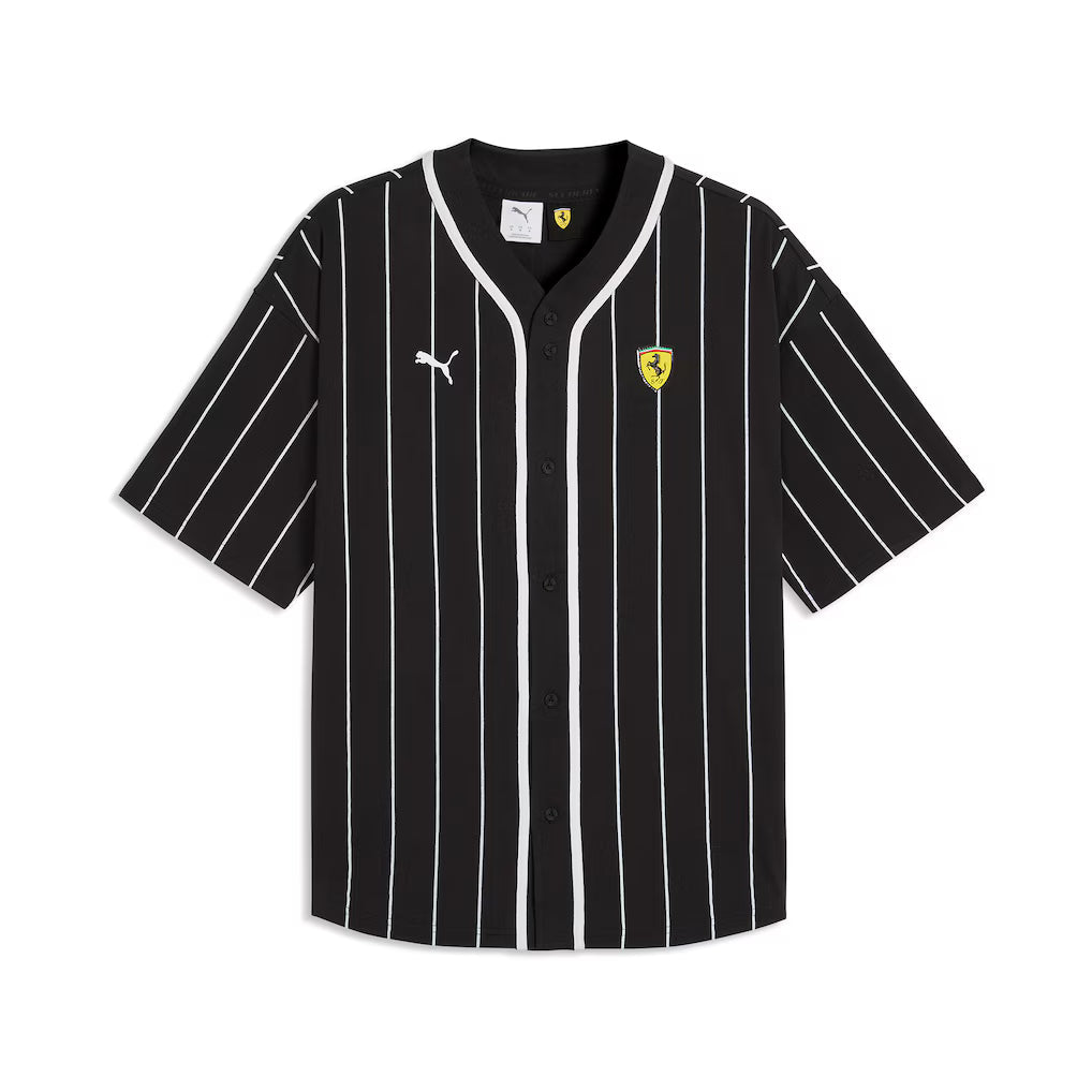 Scuderia Ferrari Baseball Jersey by Puma - Black