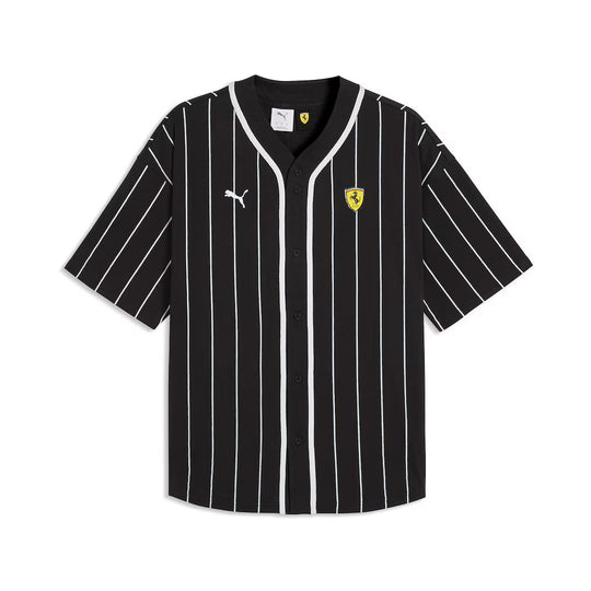 Scuderia Ferrari Baseball Jersey by Puma - Black